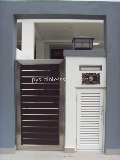 Stainless Steel with Aluminium Wood Side Door