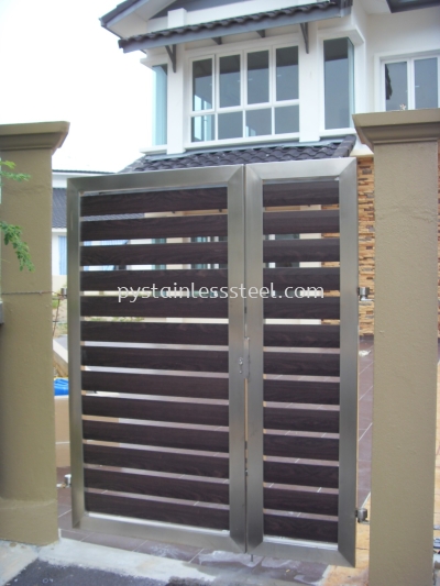 Stainless Steel with Aluminium Wood Side Door