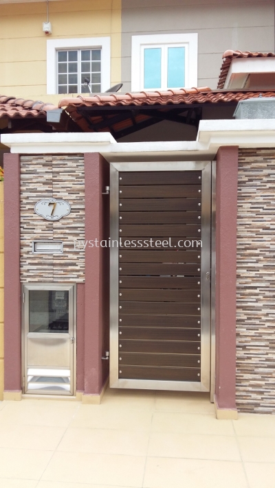 Stainless Steel with Aluminium Wood Side Door