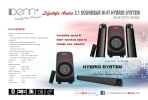 2.1 Soundbar Hi-Fi Hybrid System 2.1 Soundbar Hi-Fi Hybrid System Lifestyle Audio