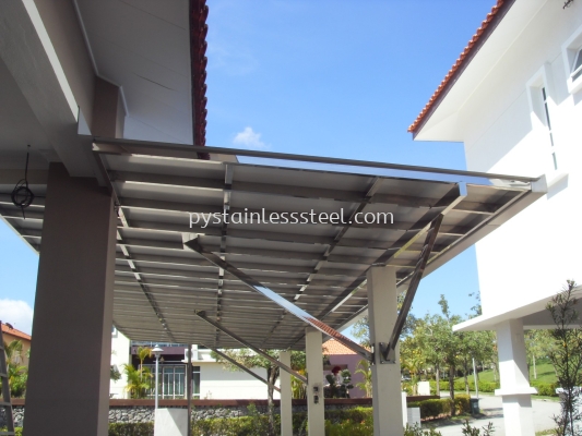 Stainless Steel with Alumebond Canopy