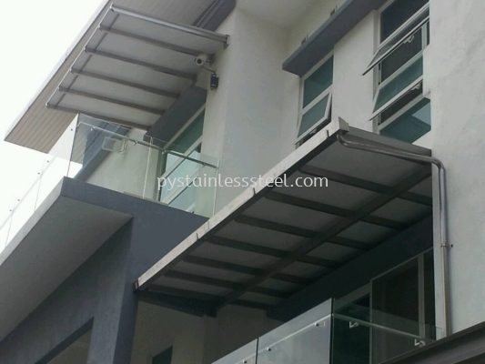 Stainless Steel with Alumebond Canopy