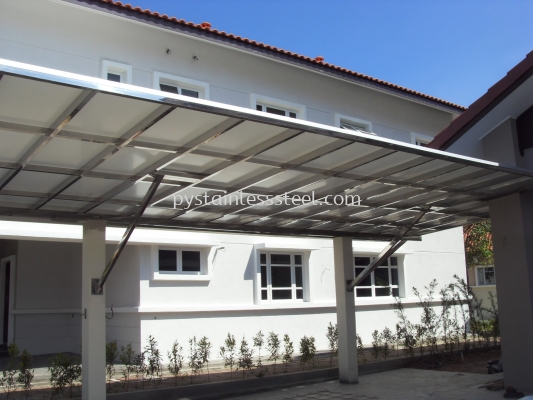 Stainless Steel with Alumebond Canopy