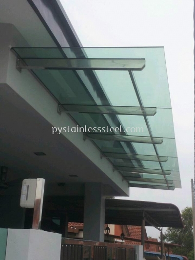 Stainless Steel with Glass Canopy