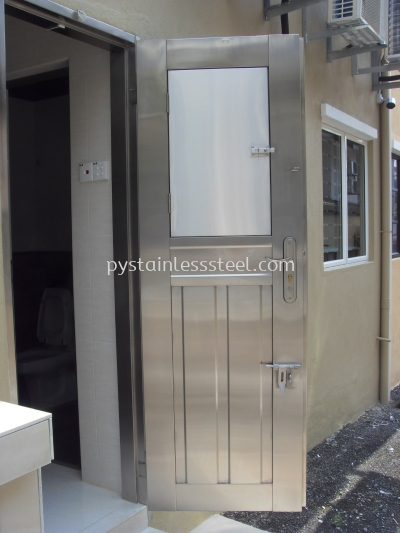 Stainless Steel Safety Door (2 in 1)