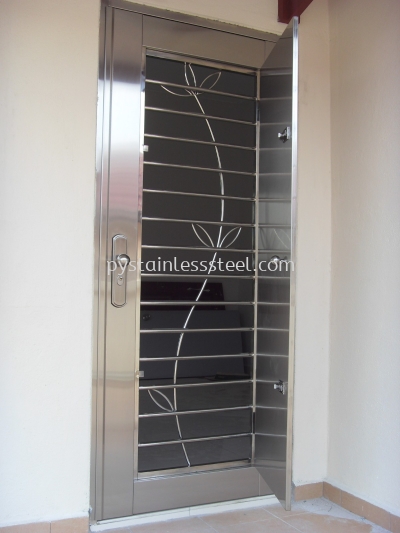 Stainless Steel Safety Door (2 in 1)