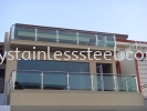 Stainless Steel Balcony Handrail With Glass Stainless Steel Balcony Handrail With Glass Stainless Steel Balcony Handrail 