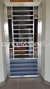 Stainless Steel with Aluminium Wood Door Grille Stainless Steel with Aluminium Wood Door Grille Stainless Steel Door Grille