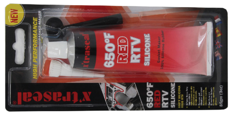 x'traseal 650F Red RTV Silicone Gasket Maker - 00453A