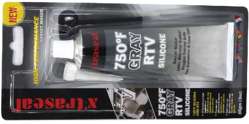 x'traseal 750F Gray RTV Silicone Gasket Maker - 00453E