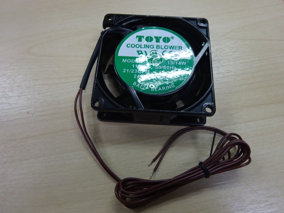 TOYO COOLING FAN T1082-12W-115V (13W/21CFM)