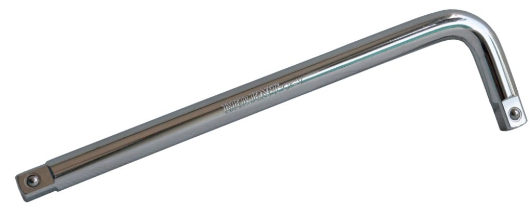 BERENT 1/2" Chrome Vanadium Steel L Handle Wrench/ Drive Socket Breaker L Shape Extension Bar Wrench - BT2253