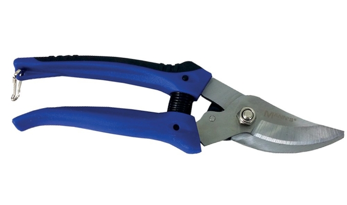 Mann's 6008 Garden Trimming Scissors/ Pruning Scissors/ Gardening Hand Pruner/ Pruning Shear (Bent Blades) - 00903B