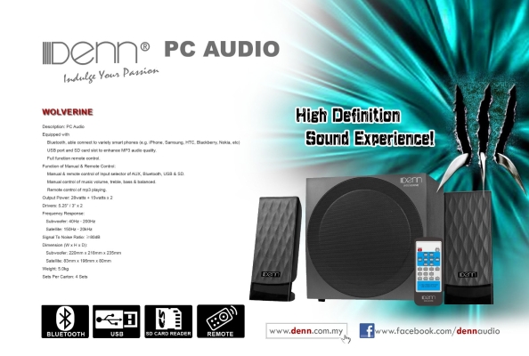 2.1 PC Audio (Bluetooth Series)