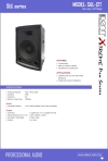 2 Way Full Range 2 Way Full Range Professional Audio (PA) System - XTREME PRO Series