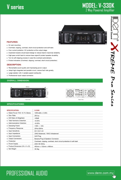 2 Way Powered Amplifier