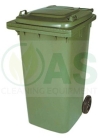 Mobile Green Garbage Bin - 240L General Bins Bins and Receptacles