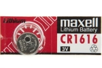 MAXELL, 3VOLTS LITHIUM CELL BATTERY, SIZE CR1616  3 Volts Batteries - Non-Rechargeable Batteries Products