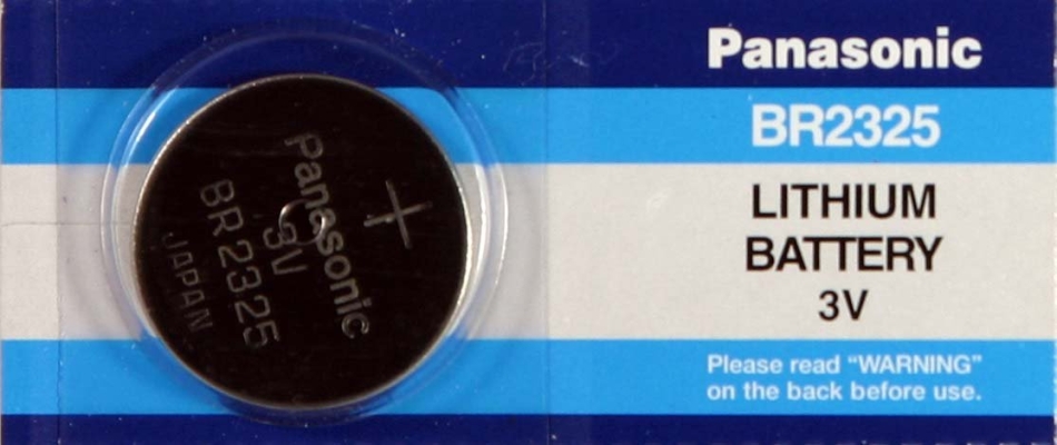 PANASONIC, 3V LITHIUM CELL BATTERY, SIZE BR2325