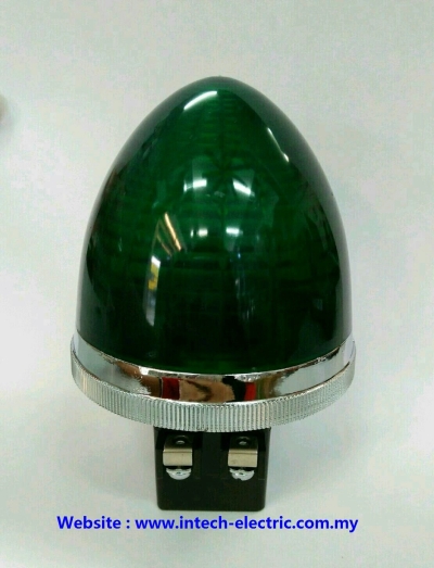 Ckc PLB-30 30mm Round Type Transformer Pilot Lamp 240vacGreen