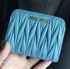 (SOLD) Miu Miu Matelasse Leather Zippy Short Coin Purse Miu Miu