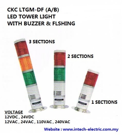 CKC LTGM-DF LED TOWER LIGHT WITH BUZZER & FLASHING