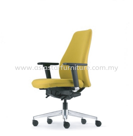 EVE LOW BACK DIRECTOR CHAIR | LEATHER OFFICE CHAIR BENTONG PAHANG