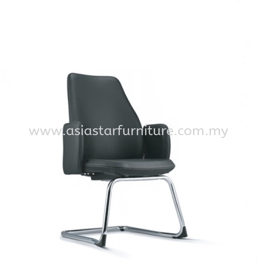 EVE VISITOR DIRECTOR CHAIR | LEATHER OFFICE CHAIR SETIAWANGSA KL