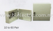 PVC Tel Distribution Box 10 to 60 Pair Telephone Accessories