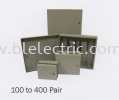 Metal Tel Distribution Box 100 to 400 Pair Telephone Accessories