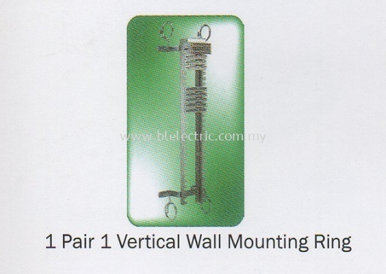 1 Pair 1 Tel Vertical Wall Mounting Ring