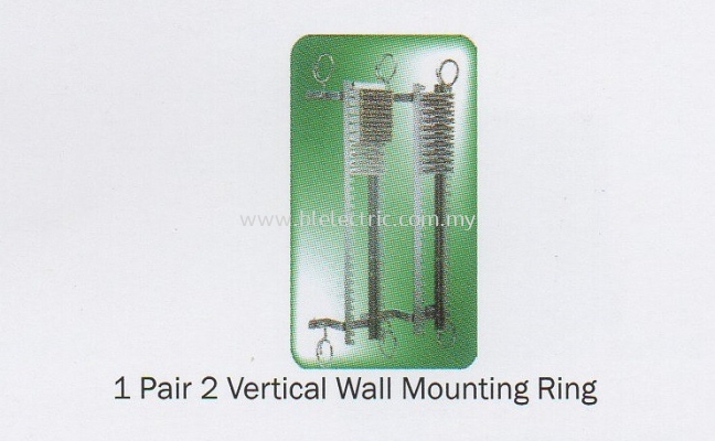 1 Pair 2 Tel Vertical Wall Mounting Ring
