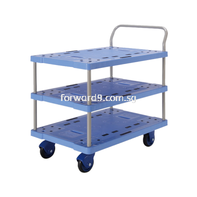 Prestar PF-315-P Triple Deck Single-Handle Trolley