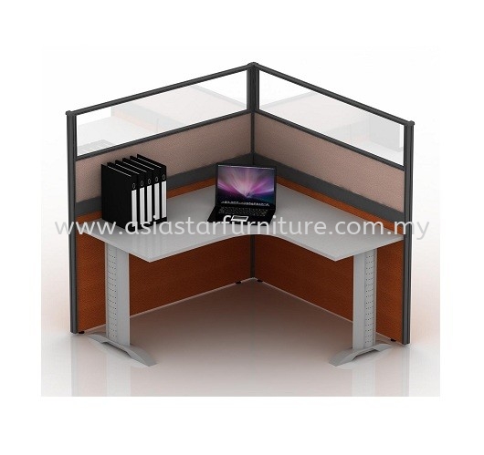 CLUSTER OF 1 OFFICE PARTITION WORKSTATION 24 - Partition Workstation Taman OUG | Partition Workstation Cheras | Partition Workstation Ampang | Partition Workstation Sungai Besi