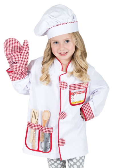 C2067 Chef Costume wt Accessories