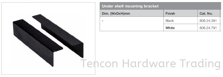 Under Shelf Mounting Bracket Pull Out Storage System Premio Wardrobe Fitting Hafele Wardrobe