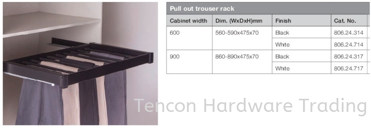Pull Out Trouser Rack Pull Out Storage System Premio Wardrobe Fitting Hafele Wardrobe