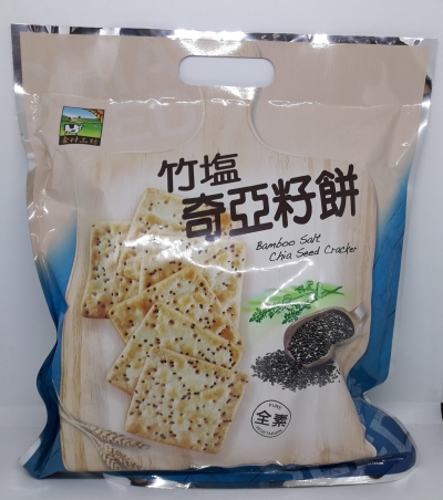 JH-CHIA SEED CRACKER*BAMBOO SALT-300G