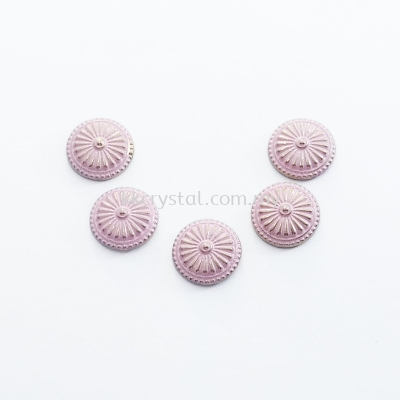 Iron On Metal, Code 17-97#, A13 Pink, 50pcs/pack 
