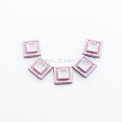 Iron On Metal, Code 17-98#, A13 Pink, 50pcs/pack 