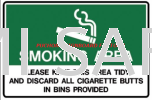 Smoking Area Sign Safety Signage