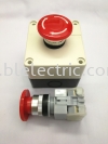 Mushroon Head Emergency Stop Button With Reset Push Button Switch