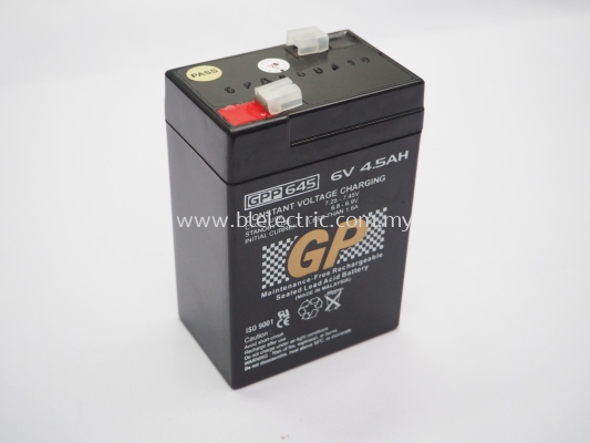 GP 6v 4.5AH Battery