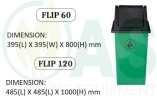 FLIP 60 & 120 General Bins Bins and Receptacles