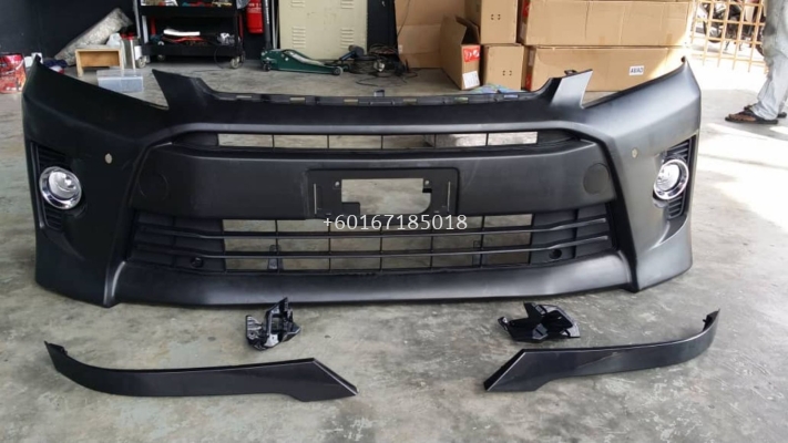 2009 2010 2011 2012 Toyota vellfire Bumper front modelista pp new set