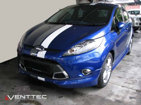 FORD FIESTA HATCHBACK (3 = 75MM) venttec door visor