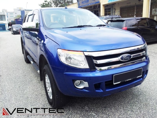 FORD RANGER (T6) (5 = 125MM) venttec door visor