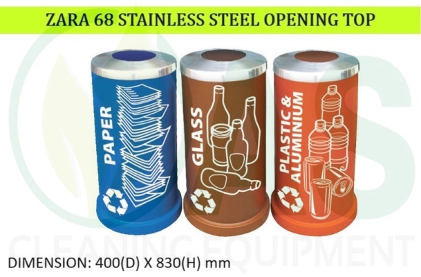 ZARA 68 STAINLESS STEEL OPENING TOP