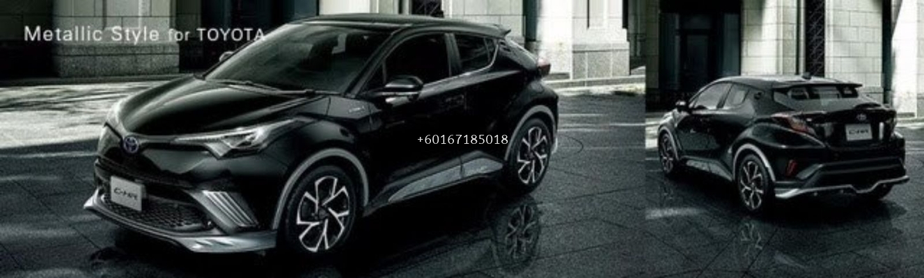 Toyota chr bodykit modellista metallic Style japan bodykit pp Material new 