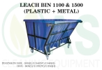 LEACH BIN 1100 & 1500 (PLASTIC + METAL) Leach Bins Tong Sampah 